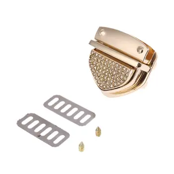 

1 Pc Metal Clasp Turn Locks Twist Lock for DIY Handbag Crossbody Shoulder Bag Purse Hardware High Quality Buckle Clip
