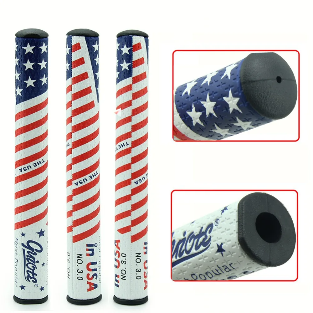 Guiote Novelty USA Flag Mark Slim Golf 3.0 Putter Grips Round Size58R Popular in USAin Club