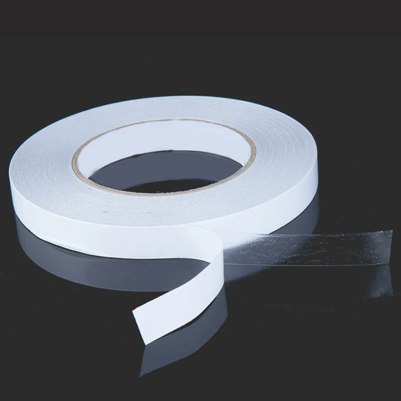 

5 pieces/lot Double-sided adhesive force fixed translucent high viscosity white office stationery paper tape easy to tear20m