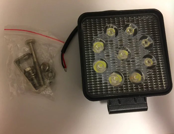 

4Inch 27W Square Car LED Work day Light 12V Spot DRL Lamp For 4x4 Offroad ATV Truck Tractor 4WD Fog Lights car accessories