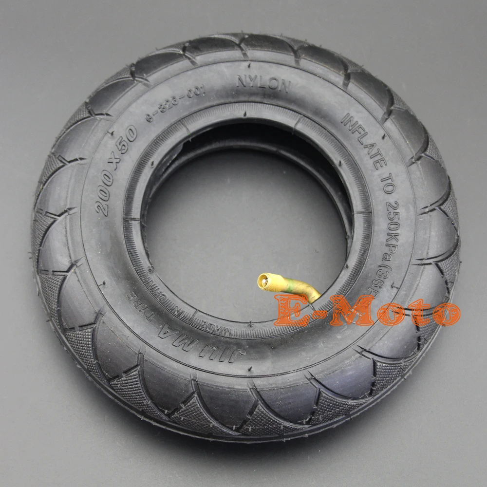 200 x 50 (8"x2") Scooter Tire & Inner Tube Set For E Scooter NEW E Moto