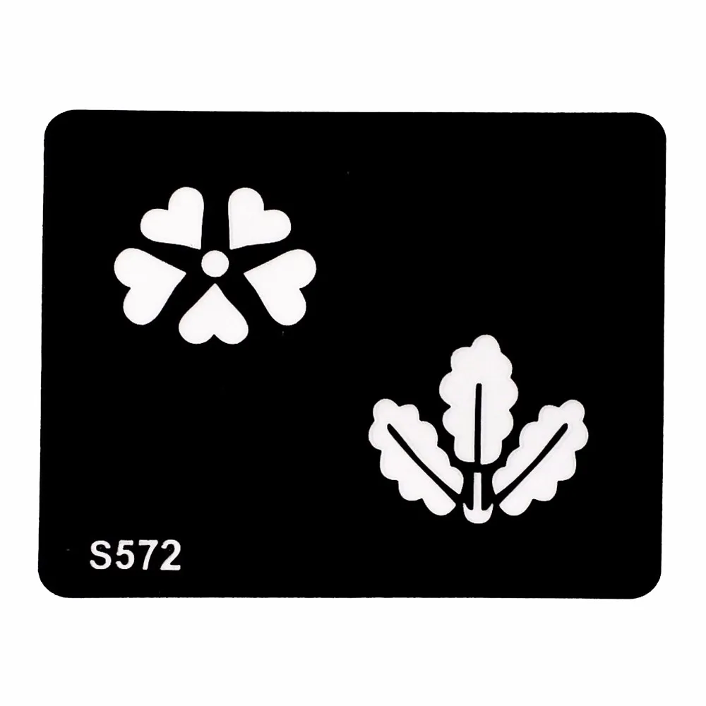 8 Pieces Small Henna Tattoo Stencil Butterfly Flower Pattern Paste Colored Drawing Women Body Art Glitter Tattoo Stencil S500#09 (1 (5)