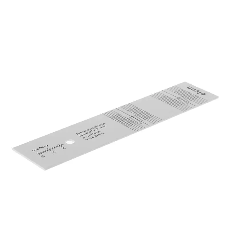 

Pickup Calibration Distance Gauge Protractor Record LP Vinyl Turntable Phonograph Phono Cartridge Stylus Alignment