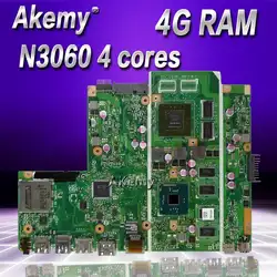 AKemy X541SC MB. _ 4G/N3060/как V1G 90NB0CI0-R00040 Материнская плата Asus X541S X541SC Материнская плата ноутбука 100% тестирование