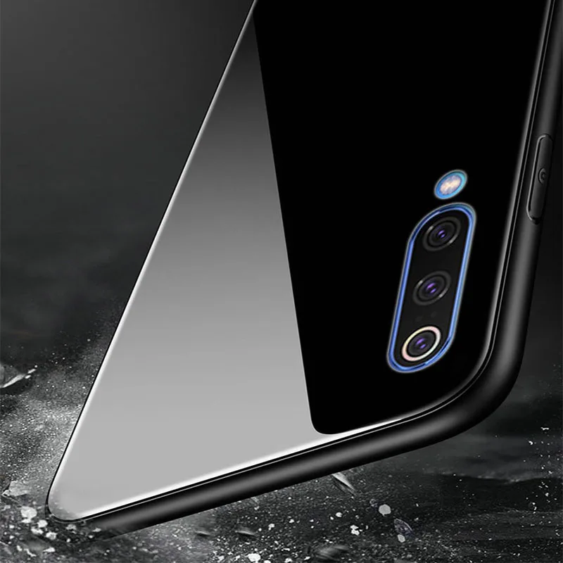 SemgCeKen роскошный оригинальный жесткий стеклянный зеркальный чехол для xiaomi mi 9 se mi9