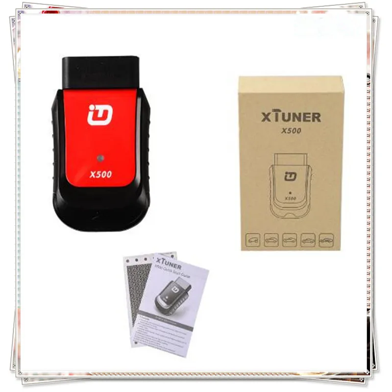 

XTuner X500 Bluetooth Version Car Scanner Diagnostic Tool OBDII ABS Battery DPF EPB Oil TPMS IMMO Key Injector Reset for Android
