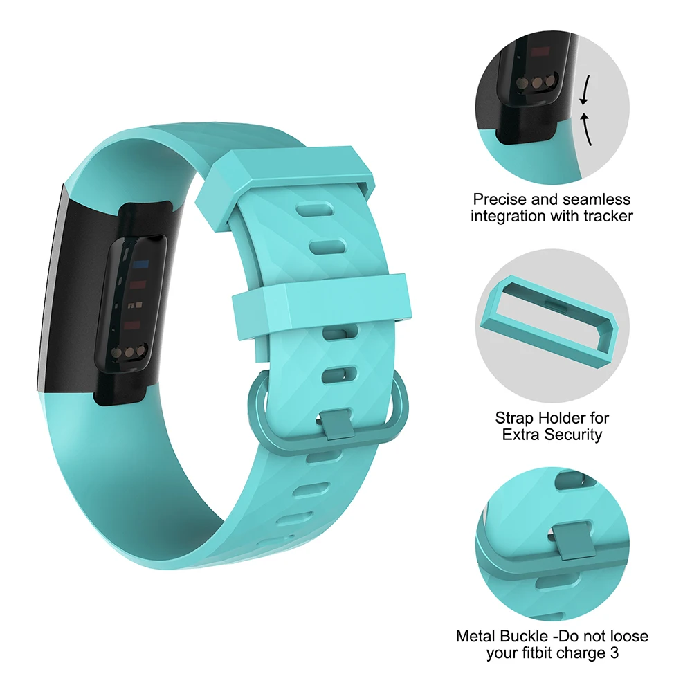 Baaletc ремешок на запястье для Fitbit Charge 3 Смарт часы браслет фитнес Замена женщин и