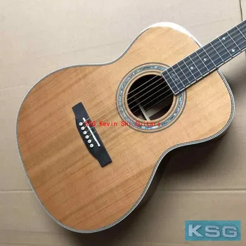

red pine top 00042 acoustic guitar cedar top 000-42 acoustic electric guitar free shipping eric C signature acoustic guitar