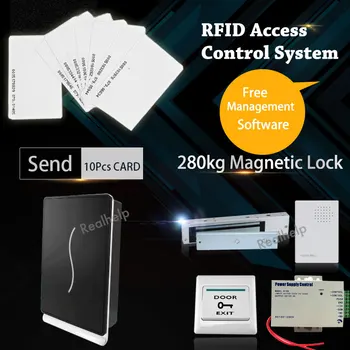 

30,000 Users SCR100 Proximity Card Access Control Time Attendance Security Door Controller 600Lbs Magnetic Lock Entry System