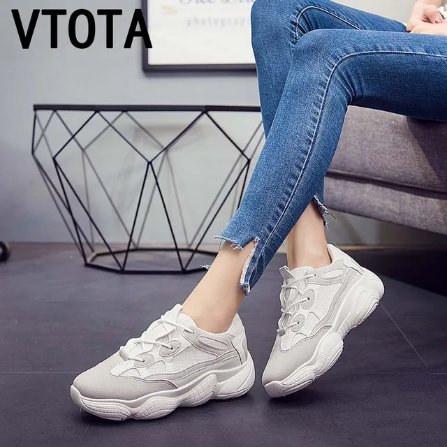 VTOTA White Sneakers Women Shoes Platform Wedges Casual Shoes 2018 ...