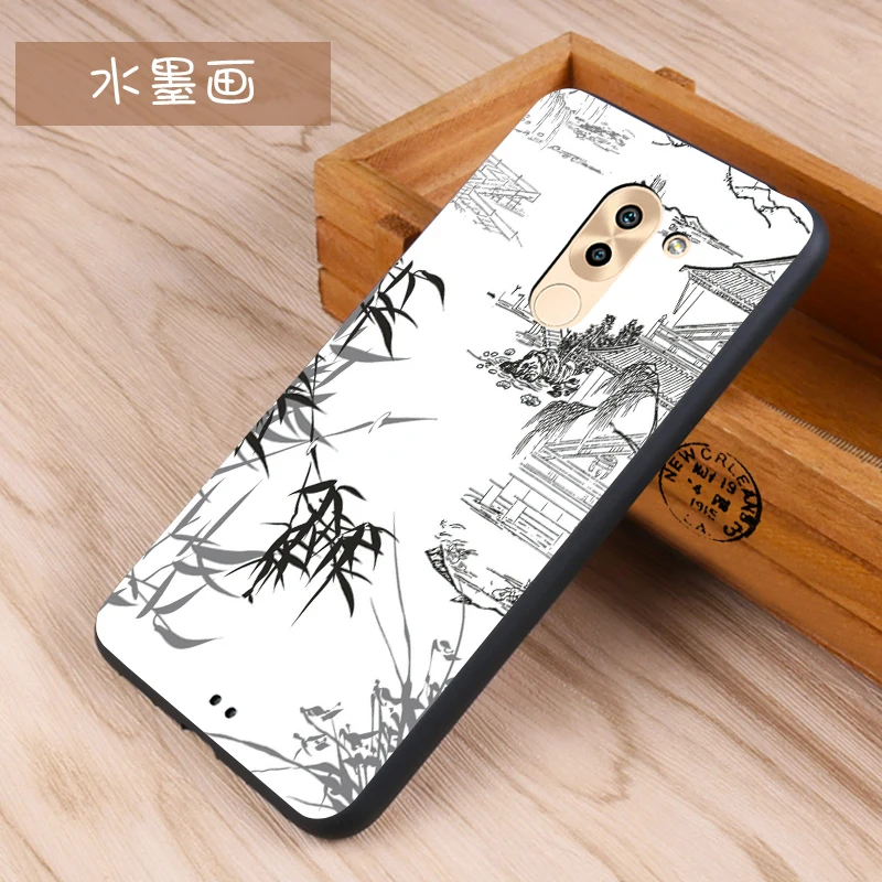 Huawei honor 6x Case Original Cover for Huawei honor 6x Bag Case Cover Skin Wolf Fish Skull honor 6x Fundas 100% BiNFUL 16