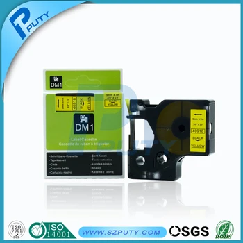 

Compatible for Dymo D1 40918 Printer Ribbon Black on Yellow 9mm 5PCS Label Tapes for Dymo Label Printers