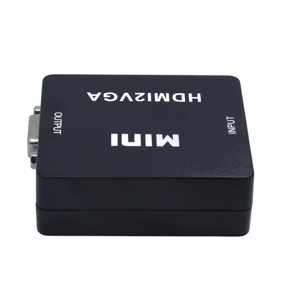 TISHRIC MINI HDMI в VGA конвертер адаптер HD1080P HDMI2VGA с аудио питание для Xbox DVD PS3 проектора
