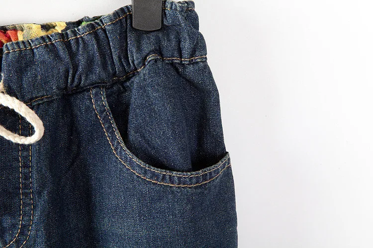Новые поступления размера плюс, лето-осень, новые корейские женские темно-синие джинсы с вышивкой, большие размеры, женские высокие джинсы