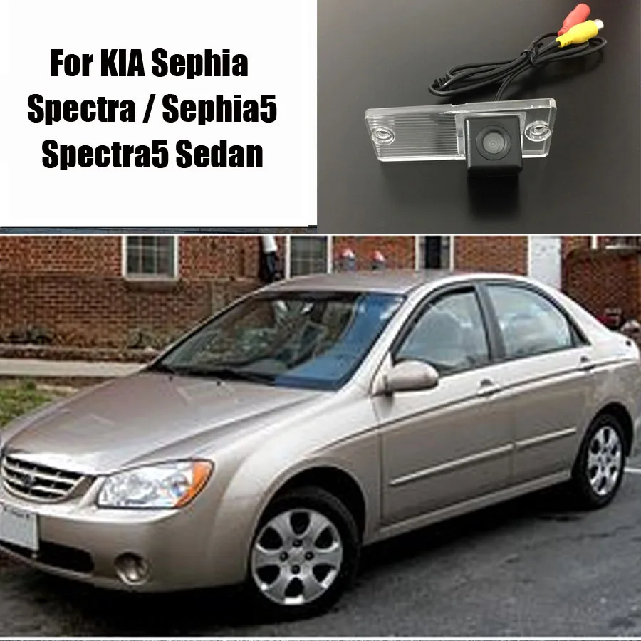 

Rear View Camera For KIA Sephia Spectra / Sephia5 Spectra5 Sedan / Reverse Camera / HD CCD DVD DVR GPS / License Plate Lamp OEM