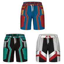 Вокруг Marvel Фильм Мстители мужские повседневные шорты пляжные шорты косплей цифровая печать Марвел Капитан шорты