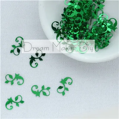 50g Brilliant Spring Flower and Vine Sequins for Crafts and Decoration