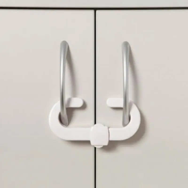 

1PCS/4Pcs C Shape White Kitchen Drawer Cupboard Door Drawer Fridge Box Kids Baby Safety Safe Lock Furniture Protect Lock