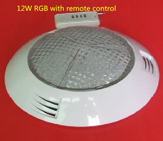 12*1 Вт Настенный светодиодный светильник для бассейна RGB пульт дистанционного