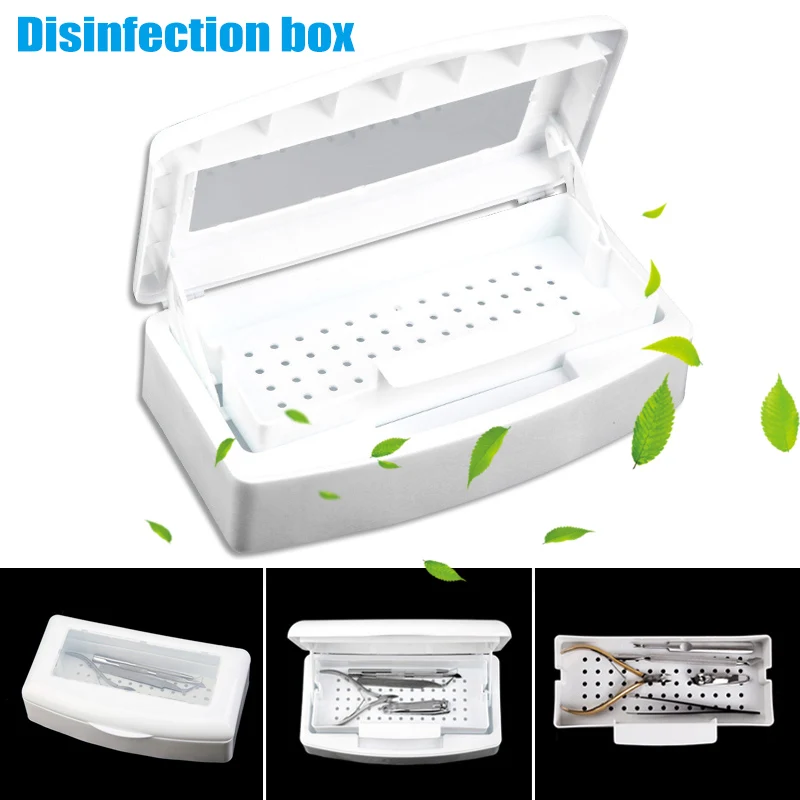 

Sterilizing Clean Sterilizer Tray Box Nail Art Salon Tool Manicure Box Nails Art Boxes TY99