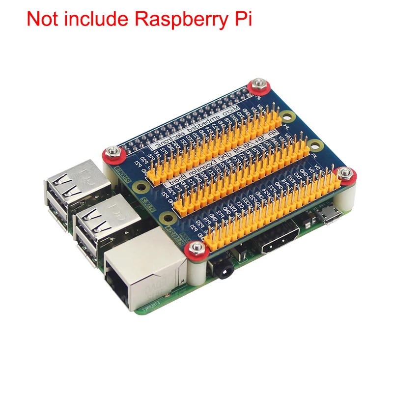 Raspberry Pi 4 Модель B 3x40 Pin GPIO адаптер плата расширения 1 до 3 GPIO модуль для Orange Pi Raspberry Pi 4B/3B+/3B