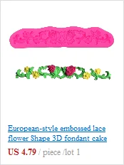 Кружева силиконовые формы для кондитерских изделий шоколадный помадка торт украшения выпечки используется формовочные инструменты FT-1045