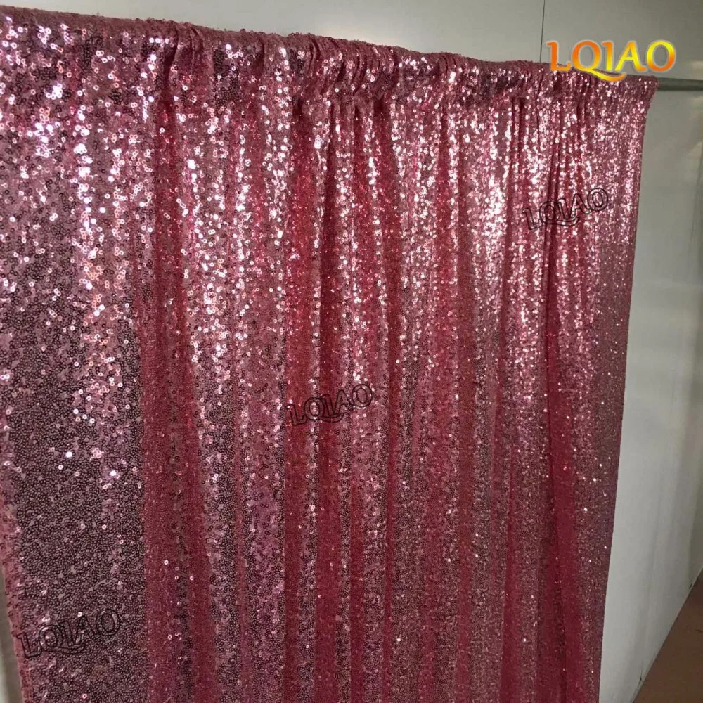 Pink Gold Sequin Backdrop-008