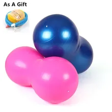Спортивный мяч для йоги арахиса Гимнастика-Пилатес баланс ПВХ коврик для фитнеса Упражнения пилатес тренировки массажный шар для йоги оборудование для фитнеса с насосом