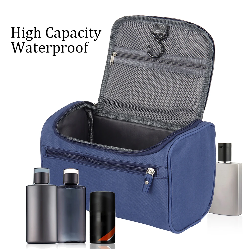 حقيبة مستحضرات تجميل رخيصة حقائب النساء الرجال كبيرة النايلون المضاد للماء للسفر منظم حقيبة مستحضرات التجميل حالة الضرورات المكياج غسل حقي...