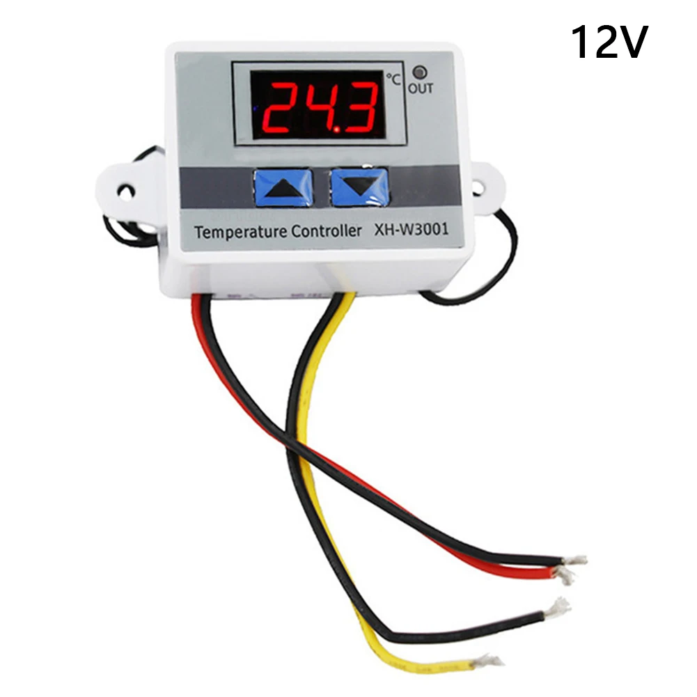 Thermostat Regulator Electronic Sensor Compact Digital With Probe Switch Cool Heat LCD Display Automatic Temperature Controller Thermostat Regulator Electronic Sensor Compact Digital With Probe Switch Cool Heat LCD Display Automatic Temperature Controller