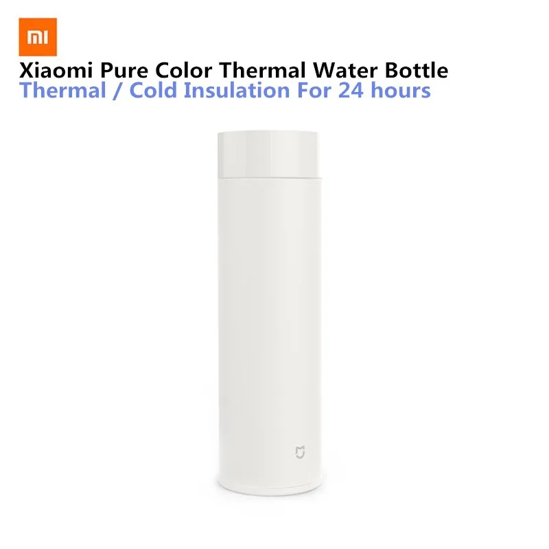 

Original Xiaomi Portable Stainless Steel Thermal Water Bottle Slim Design Light Weight 24 Hours Thermal Cold Insulation 500ml