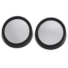 2pcs 2017 New 360 Degree Car mirror Wide Angle Round Convex Blind Spot mirror for parking Rear view mirror Rain Shade
