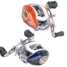 6+ 1 BB 6,3: 1 Классический Baitcasting Reel ловли карпа Шестерни вправо/левая рука Наживка литья Рыбалка колеса FL021