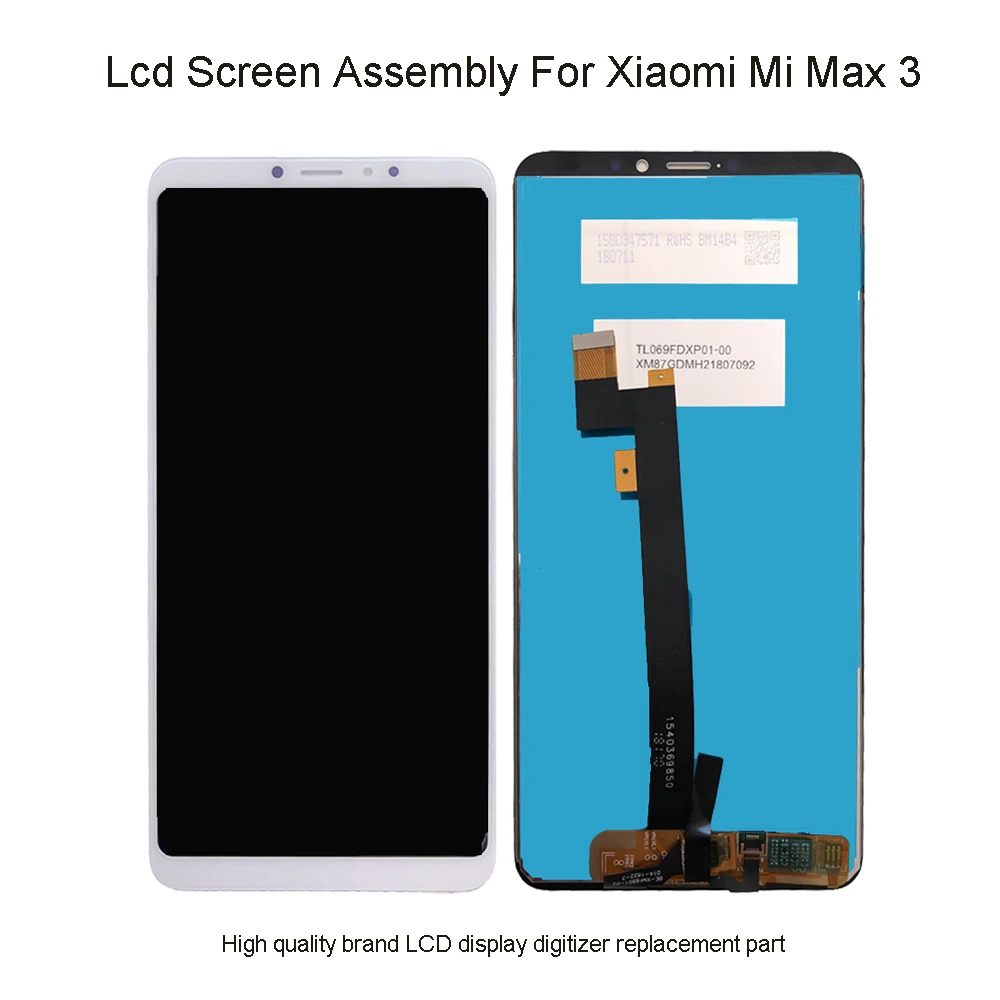 

6.9" LCD For Mi Max 3 Display Touch Panel Screen Digitizer Assembly Replacement Parts For Mi Max3