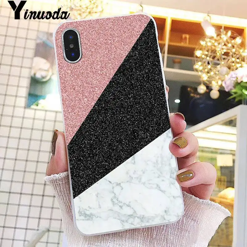 rose pink gold marble glitter stripes Design