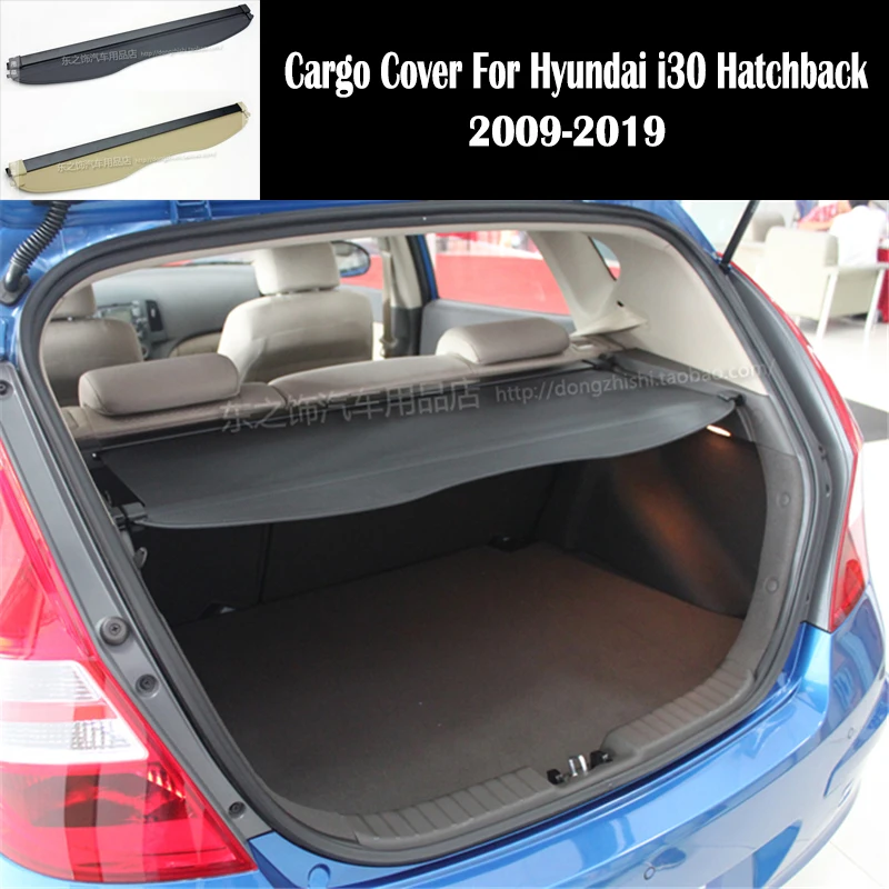 

Rear Cargo Cover For Hyundai i30 Hatchback 2009-2019 privacy Trunk Screen Security Shield shade Auto Accessories