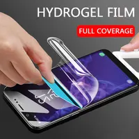 Película de hidrogel suave de cubierta completa 15D para Samsung Galaxy S8 S9 S10 Plus, Protector de pantalla para Samsung Note 8 9 S7 Edge, película no de vidrio