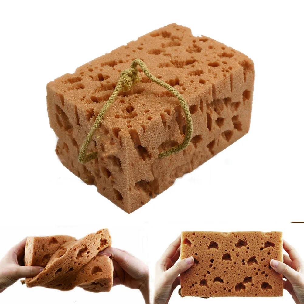 

Car Cleaning Sponge Fashion New Practical Yellow Nonslip Sponge Washing Cleaner Tool For Car Auto dropship j15