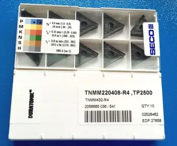 

10PCS CARBIDE INSERT TNMM220408-R4 TP2500