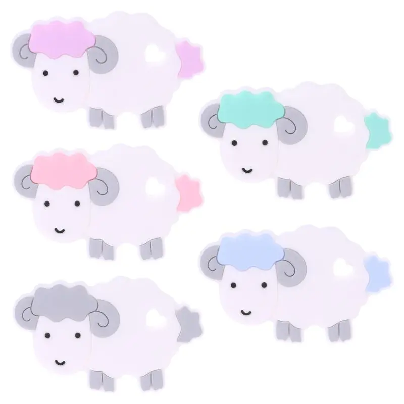 

Maternal and Child Supplies New Baby Teether Chew Children Care Appease Molars Infant Little Sheep Shape Silicone Tooth Gel Toys