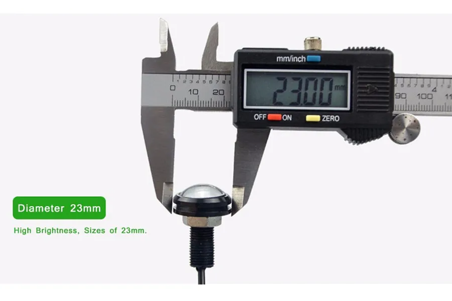 Автомобильные DIY 2 3 Cm 9W 6000K 500 Lumen белые/красные/желтые/синие/зеленые