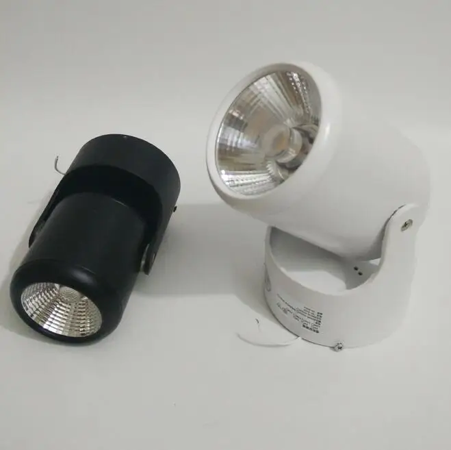 

10W COB Led Downlights 180 degree Rotation Surface Mounted Ceiling Spot Ceiling Downlight White Warm White AC85-265V