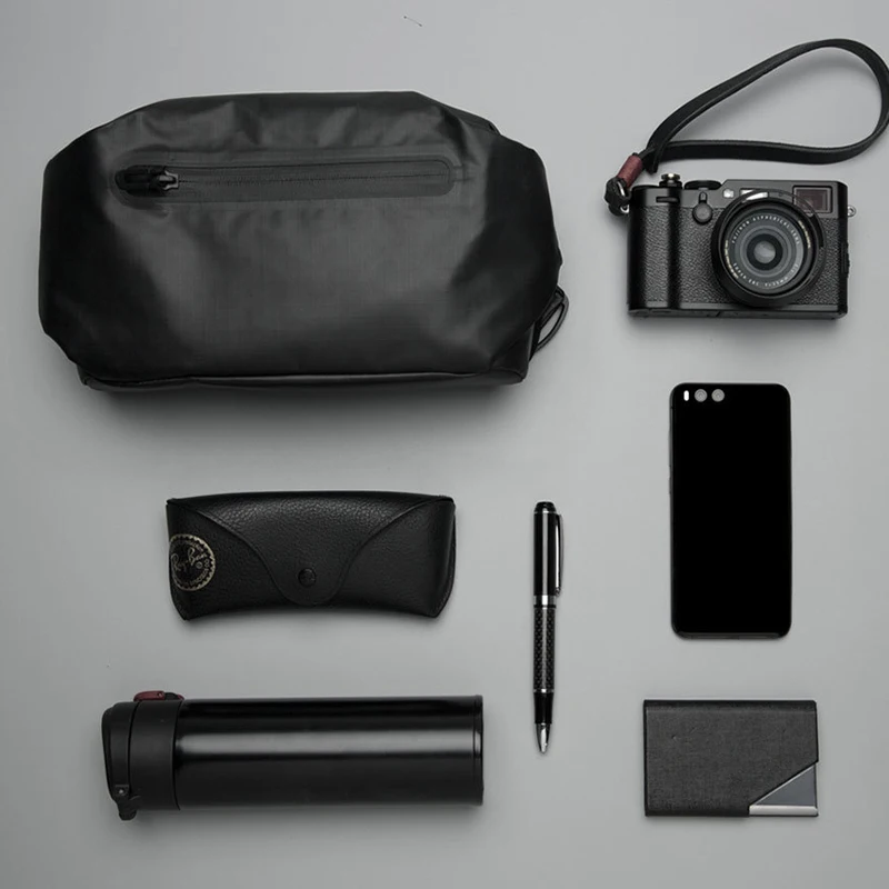 Xiaomi маленькая вместительная сумка на талию, водонепроницаемая, модная, 90Fun функция, сумки на талию, Предупреждение ющий светильник, сумка почтальона