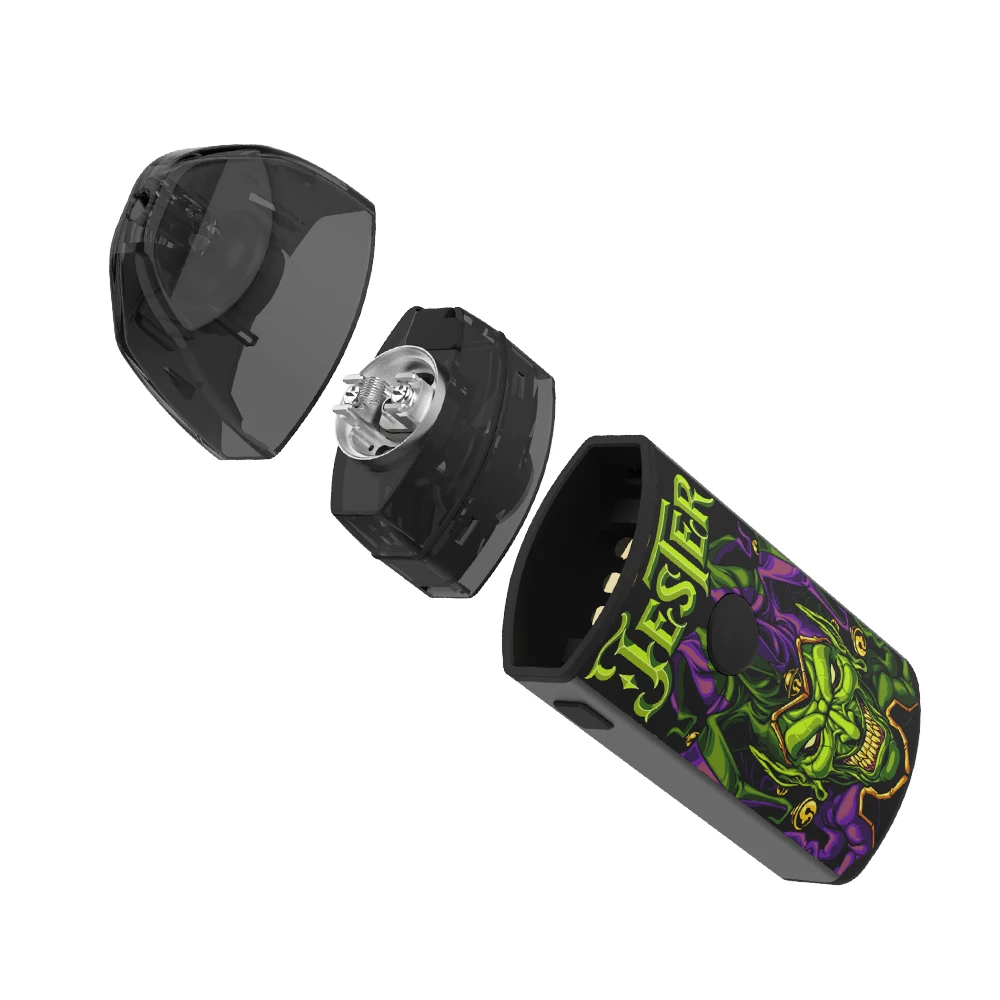 Kaufen Vapefly Narr Holt Tropft Pod 1000mAh Batterie 2ml Tropf Patrone Mesh Spule Elektronische Zigarette Vape vs Caliburn