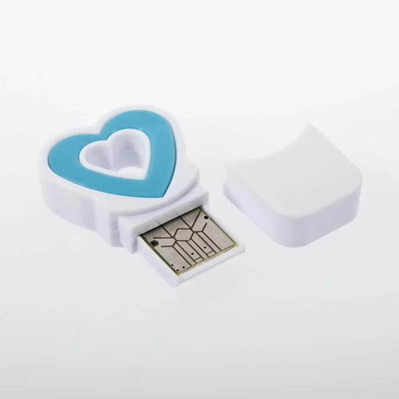 High Quality Heart shape Memory Micro SD TF Card Reader USB 2.0 Adapter Laptop Accessories