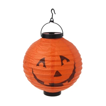 

Halloween Decoration Paper LED Lantern Hanging Skull Lamp Party Home Props