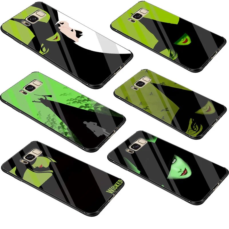 Gerleek Roadway Musical Wicked Lyrics Glass Case For Samsung Galaxy S7 Edge S8 S9 Plus Note 8 9 S10 Cover Bag Gerleek Roadway Musical Wicked Lyrics Glass Case For Samsung Galaxy S7 Edge S8 S9 Plus Note 8 9 S10 Cover Bag