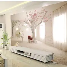 Пользовательские фото обои большие 3D стерео романтическое пианино Фэнтези дерево ТВ фон Настенные обои украшение дома