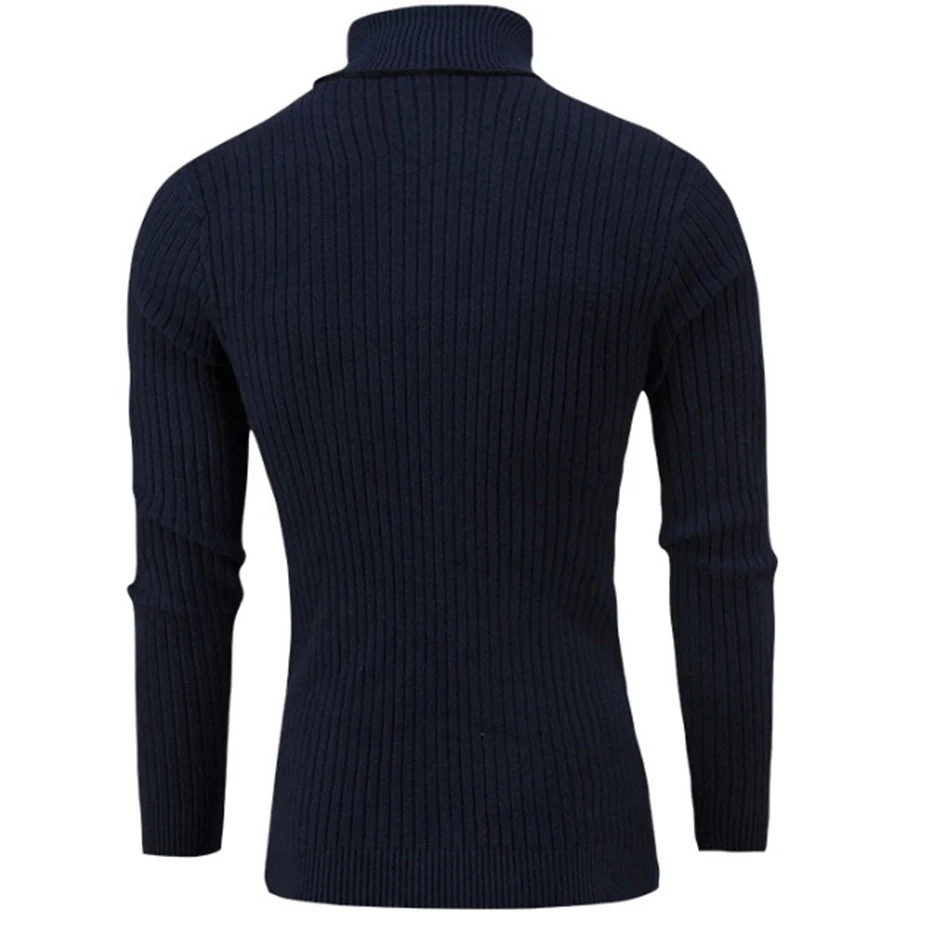 ZOGAA зимние высокие средства ухода за кожей шеи толстые теплые мужская водолазка бренд для мужчин s свитеры для женщин Slim Fit пуловер