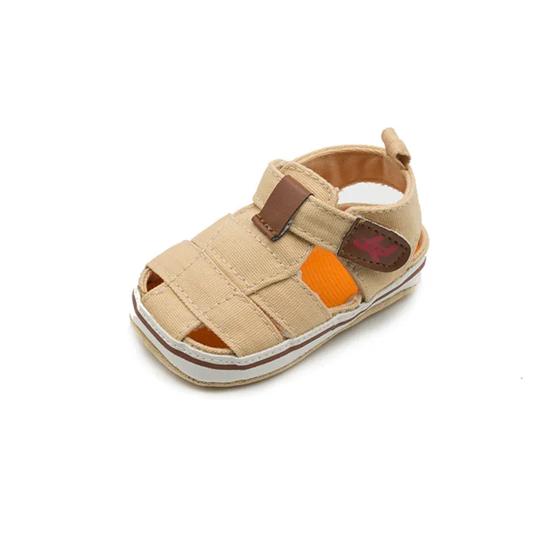 Adela Flower Baby Boy Sandals Fashion Style Baby Summer Shoes Breathable Soft Sole Denim Baby Sandals Boys 0-18M bebek sandalet